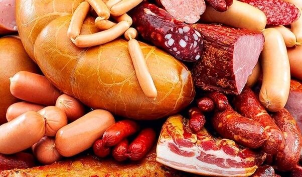 Sausage is a product harmful to efficacy