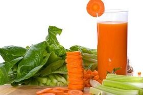 The effectiveness of carrot juice
