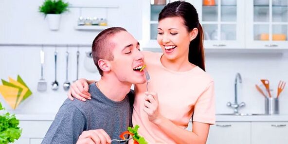 Women feed products to men to increase potency